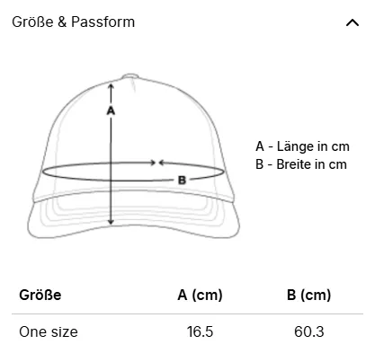 Trucker Kappe Größe.webp
